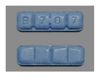 blue xanax bar b707